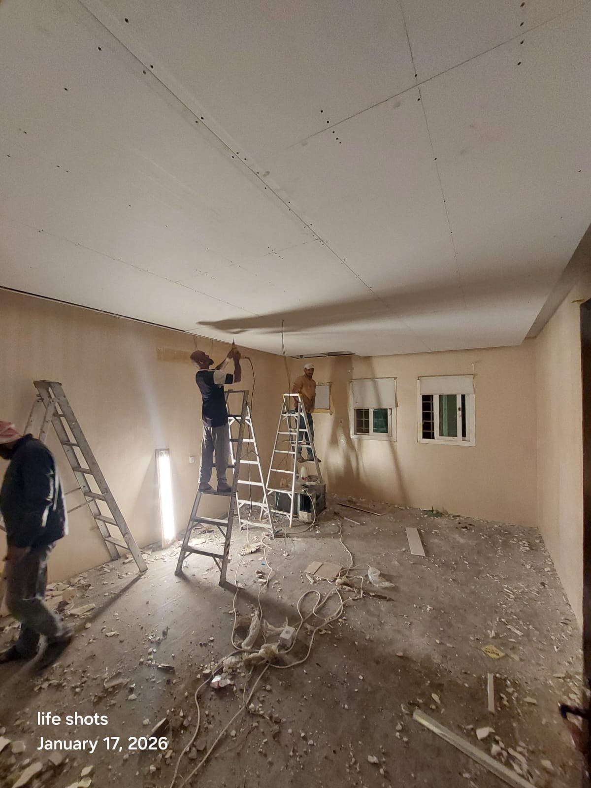 Gypsum Ceiling Installation