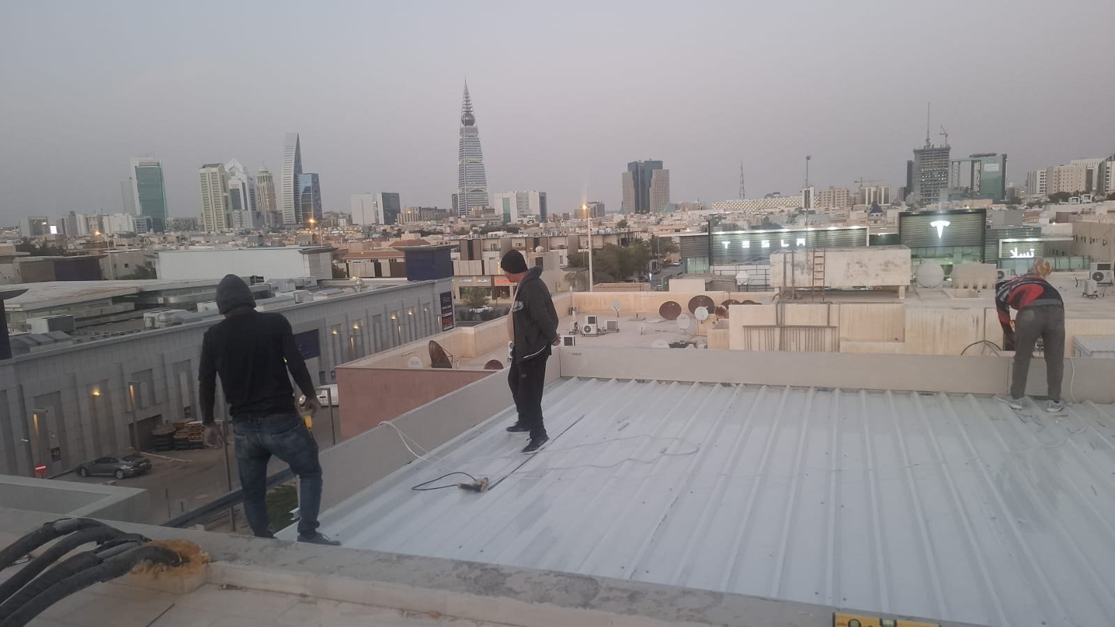 Riyadh Rooftop Site Work